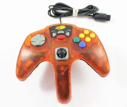 Nintendo 64 N64 Fire Orange Mad Catz Controller