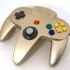 Nintendo 64 N64 Gold Controller