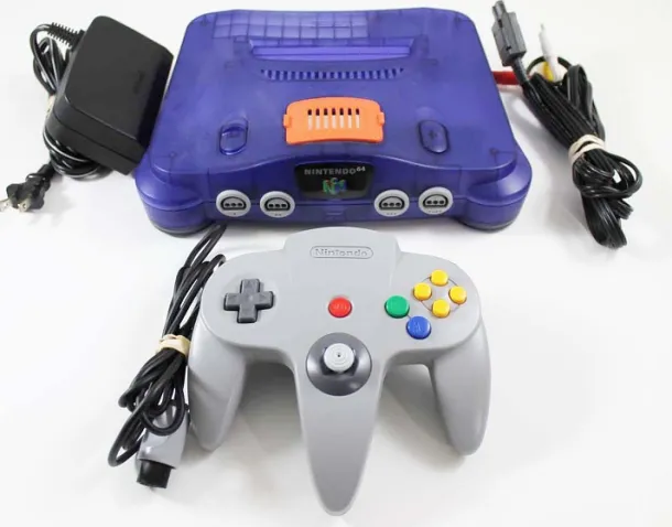 Nintendo 64 N64 Grape System with Expansion Pak