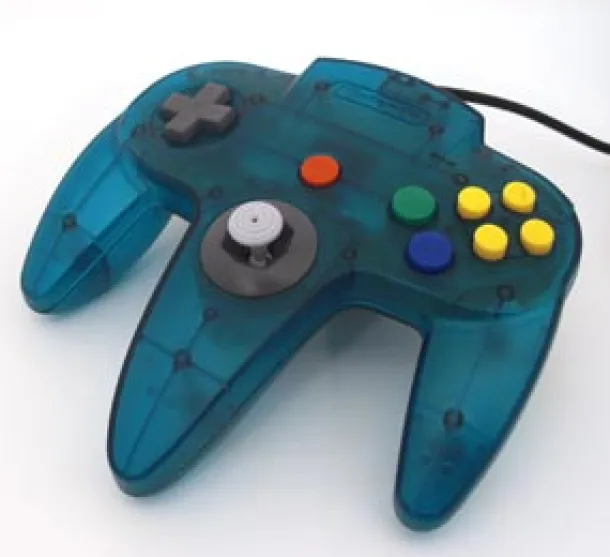 Nintendo 64 N64 Ice Blue Controller