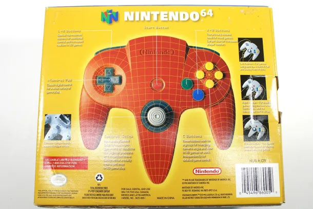 Nintendo 64 Red Controller in Box