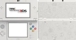 Nintendo 3DS System - New Model - Super Mario White Edition