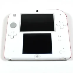 Nintendo 2DS System - White/Red - Scarlet Red