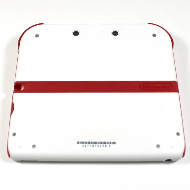 Nintendo 2DS System - White/Red - Scarlet Red