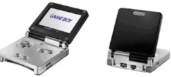 NINTENDO GAME BOY ADVANCE SP Black and Silver System - Discounted