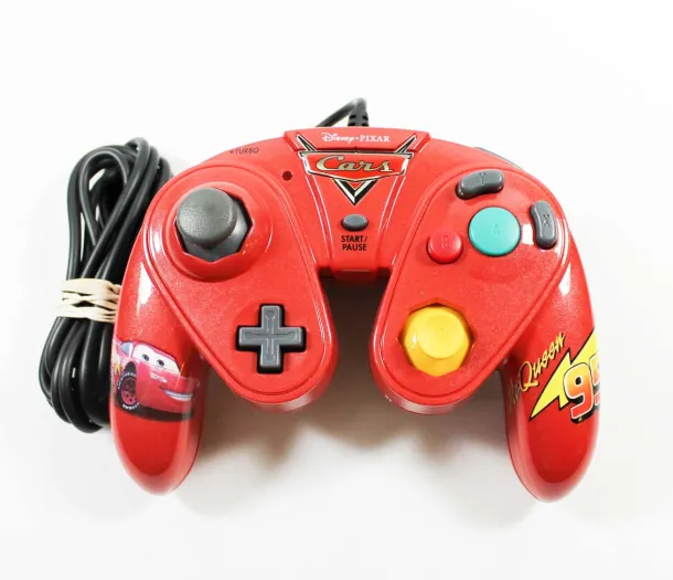 Nintendo Gamecube Cars Red Controller