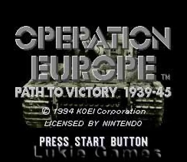 Operation Europe Path to Victory
