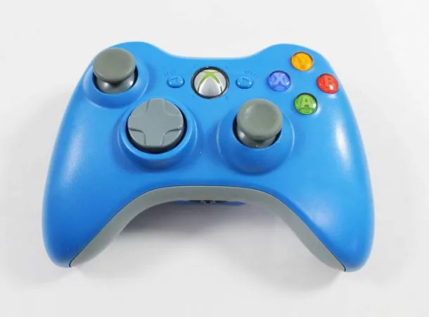 Original Microsoft XBOX 360 Wireless Controller - Light Blue