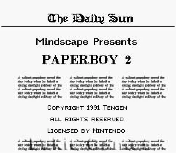 Paperboy 2