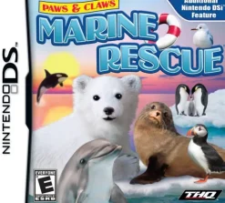 Paws and Claws Marine Rescue DS Game