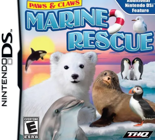 Paws and Claws Marine Rescue DS Game