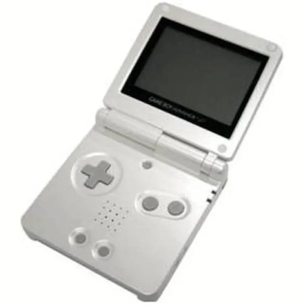 Pearl White Game Boy Advance SP System