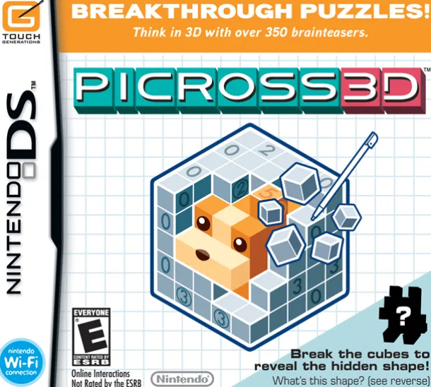 Picross 3D DS Game