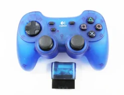 Playstation 2 PS2 Logitech Precision Wireless Blue Controller