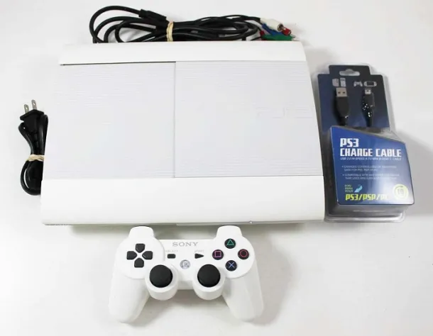 Playstation 3 PS3 Super Slim 500 GB System (White)