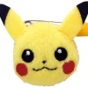 Pokemon Pikachu Face Plush Pin Badge