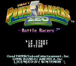 Power Rangers Zeo - Battle Racers