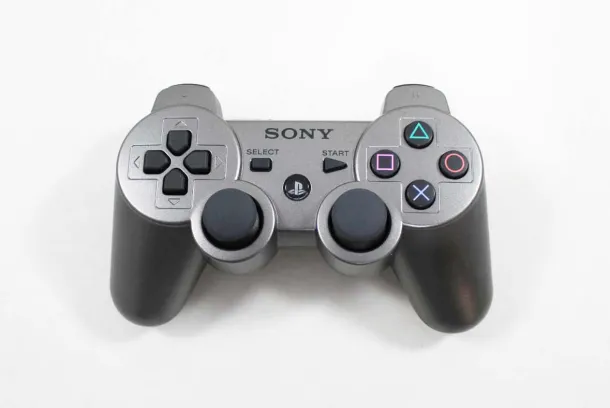 PS3 Gun Metal Grey Controller