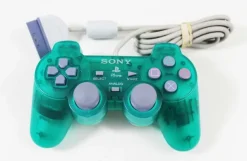 PS1 Original Dual Shock CLEAR EMERALD GREEN Controller