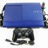 PS3 Super Slim 250 GB Blue System w/ Black Controller