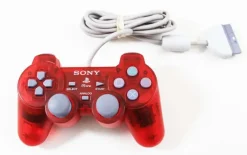 PSone Dualshock Controller- Clear Red