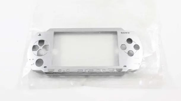 PSP 1000 Replacement Faceplate (Silver)