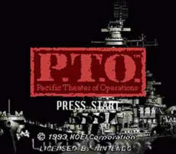 P.T.O. Pacific Theater of Operations