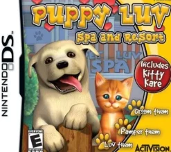 Puppy Luv Spa and Resort DS Game