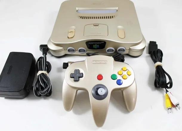 Rare Gold Nintendo 64 System
