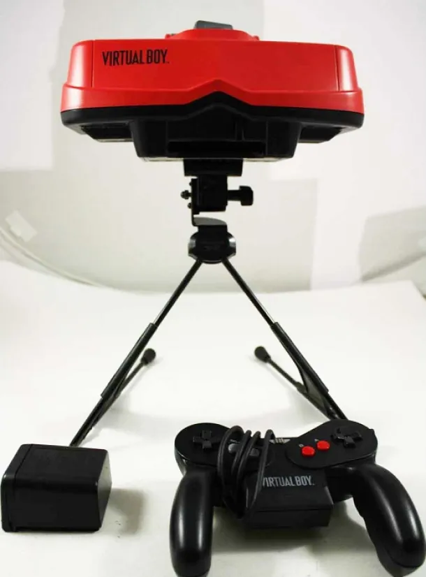 Rare Nintendo Virtual Boy Console With Battery Pak