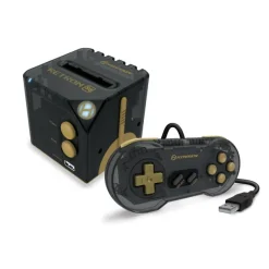 RetroN Sq: HD Gaming Console - GB / GBC / GBA - Black and Gold