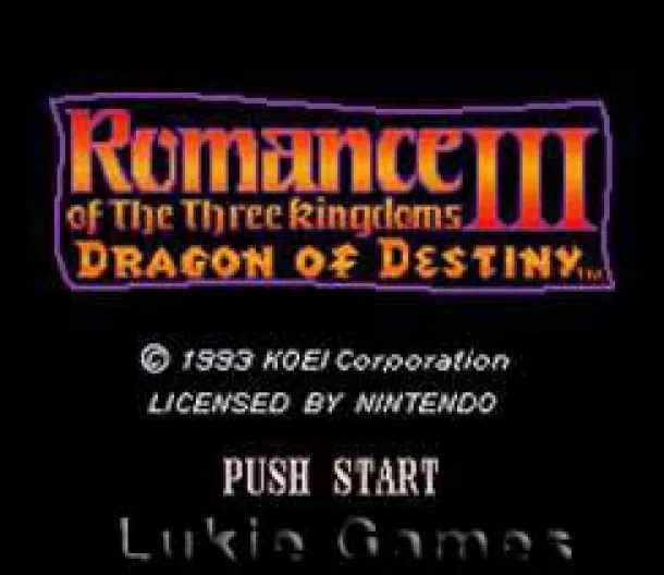 Romance of the Three Kingdoms 3