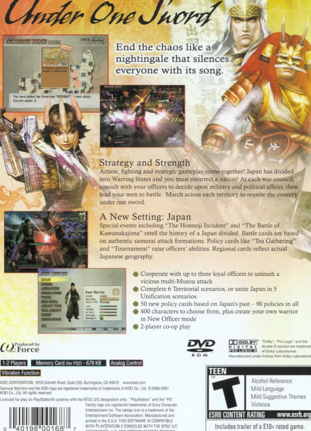 Samurai Warriors 2 Empires