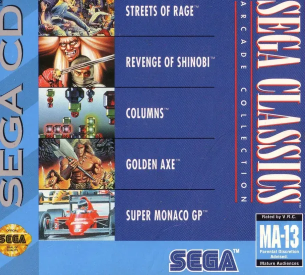 SEGA CLASSICS ARCADE COLLECTION 5 IN 1