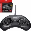 Sega Genesis Licensed 6-Button Controller (Black)