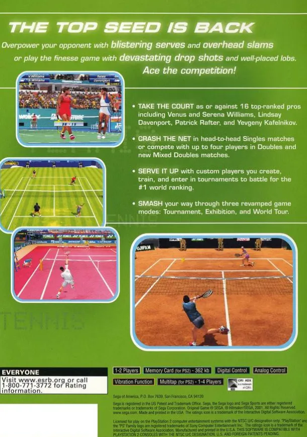 Sega Sports Tennis