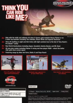Shaun Palmers Pro Snowboarder