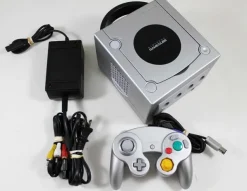 Silver Nintendo Gamecube System