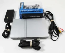 Silver Sony Playstation 2 System