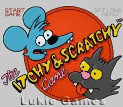 Simpsons Itchy and Scratchy Game
