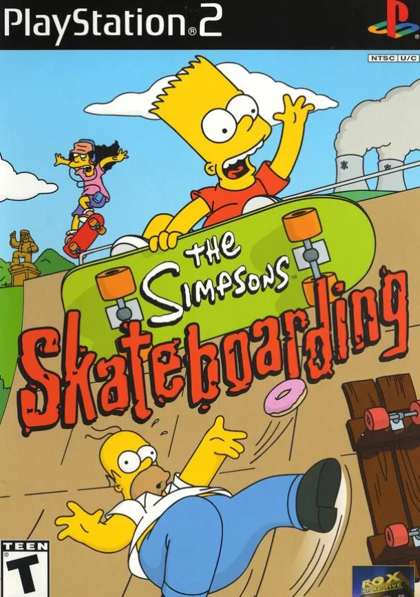 Simpsons Skateboarding