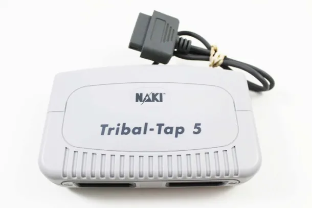 SNES Super Nintendo Naki Tribal-Tap 5 Multitap Adapter