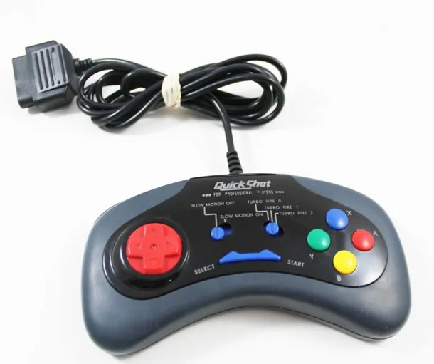 SNES Super Nintendo Quickshot QS-160 Gamepad