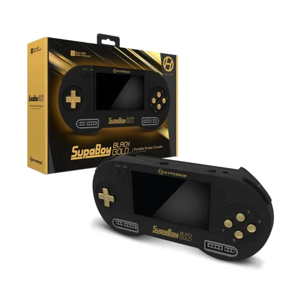 SupaBoy BlackGold Portable Pocket Console