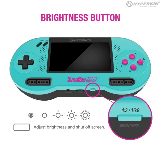 SupaBoy Portable Console - Hyper Beach version