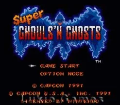 Super Ghouls n Ghosts