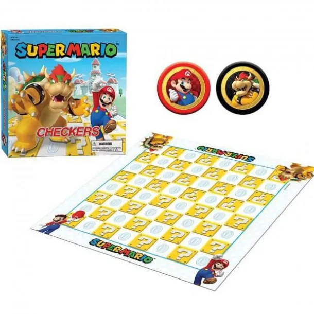 Super Mario vs. Bowser Checkers/Tic Tac Toe