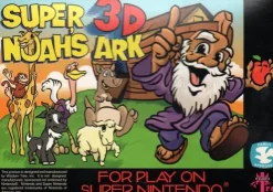 Super Noah's Ark 3-D (original black cart)