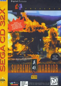 SUPREME WARRIOR - SEGA GENESIS CD 32X GAME