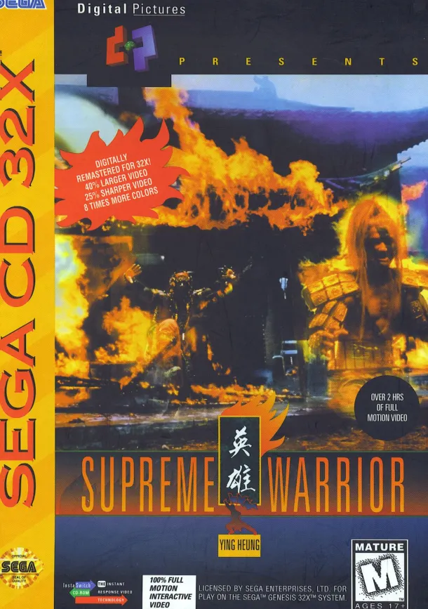 SUPREME WARRIOR - SEGA GENESIS CD 32X GAME